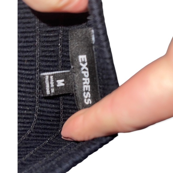 EXPRESS Black Halter Dress M - Picture 6 of 8